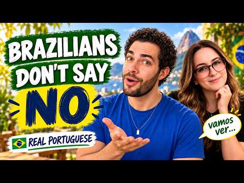 Bruno and Sabrina in an I Speak Portuguese podcast episode